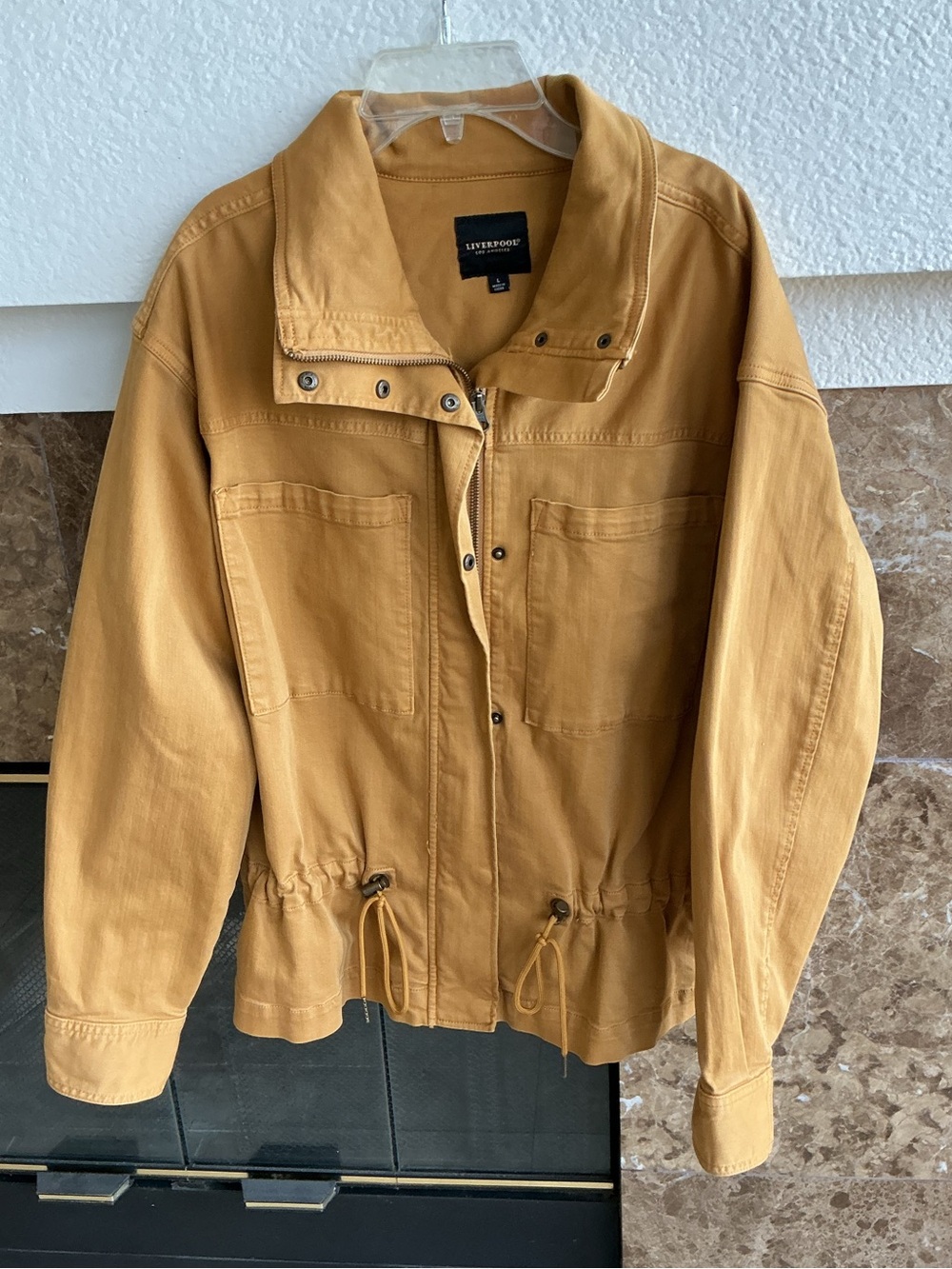 Liverpool Mustard Cotton Anorak Jacket